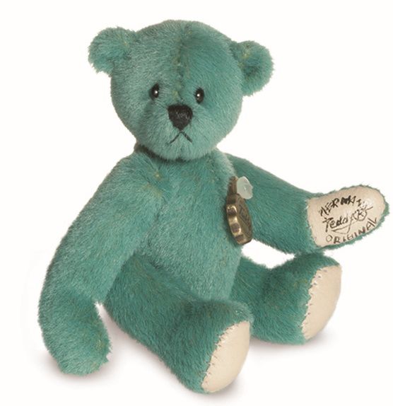 Mini Teddy grün 15755 - Größe 6 cm